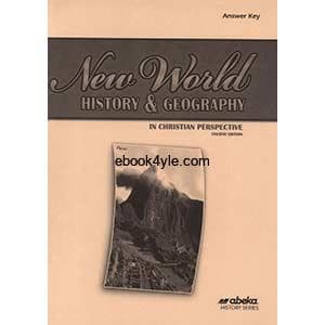New World History & Geography Answer Key Abeka